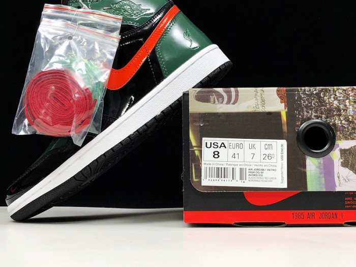 SoleFly x Air Jordan 1 Retro High OG Black/Team Orange-Fir AV3905-038