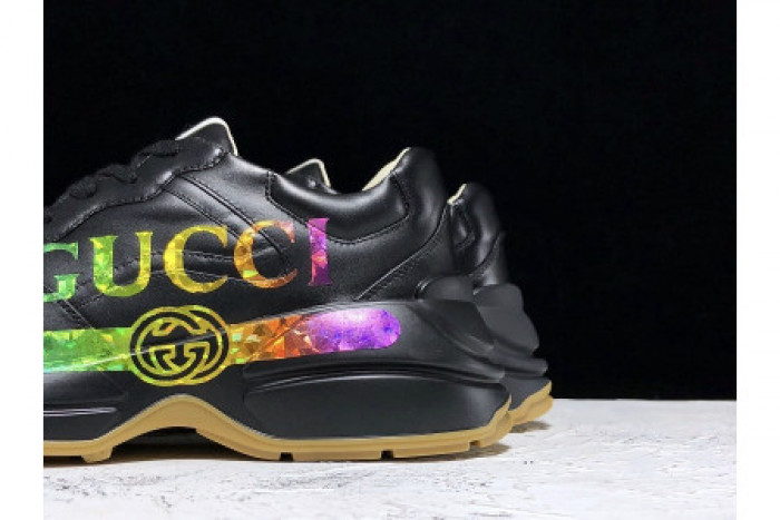 GUCC RUBBER SOLE CASUAL STYLE LOW-TOP SNEAKERS 550046 A9L00 9522