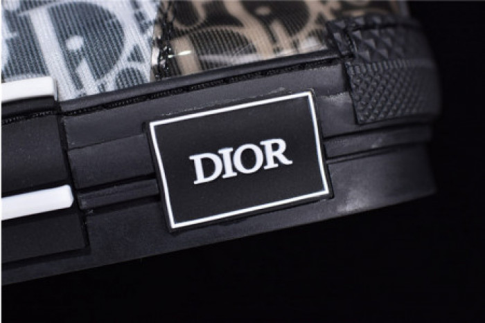 DR B23 BLACK OBLIQUE HIGH TOP SNEAKERS KCK211-DCS906