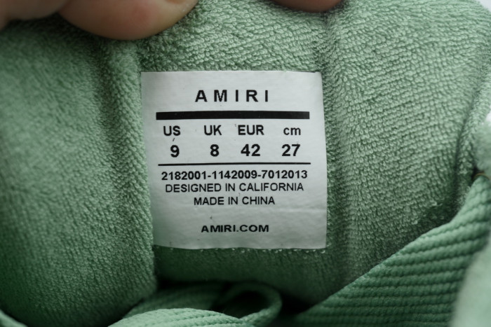 AMIRI White Green