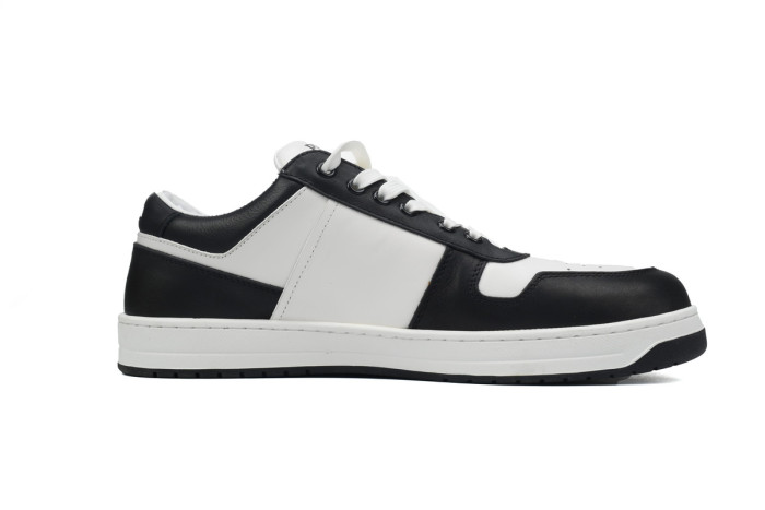 Prada Downtown Low Sneakers Black and White