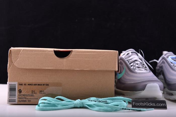 ofw x nike air max 97 menta aj4585-101